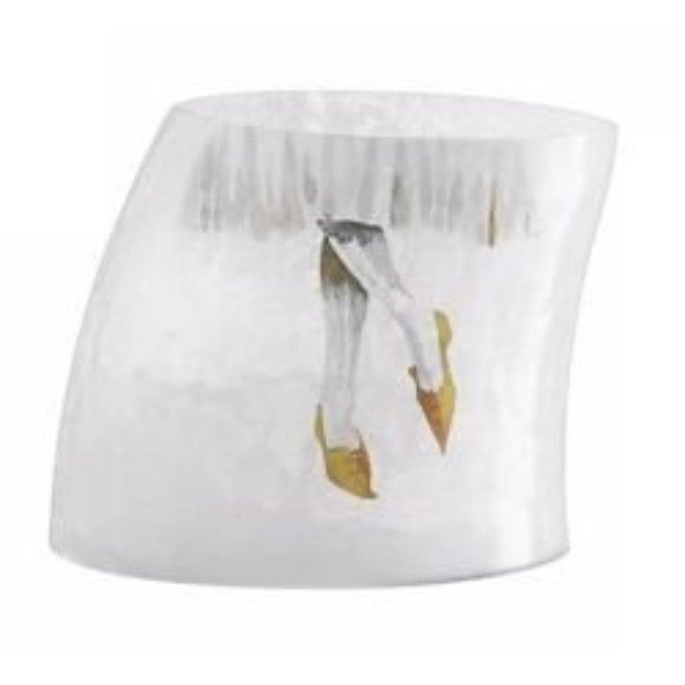 Kosta Boda Vase Frosted Art Glass Catwalk Sweden Kjell Engman